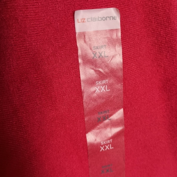 NWT Liz Claiborne A-Line Sweater Skirt in Jazzy Rose Size XXL - Picture 3 of 8